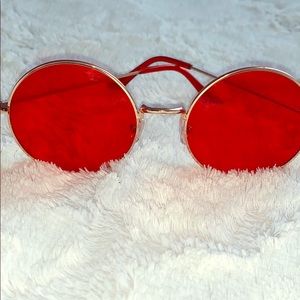 Red Desire Round Fashion Frames